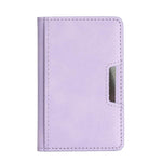 Porte-cartes magnétique pliable en cuir végétalien