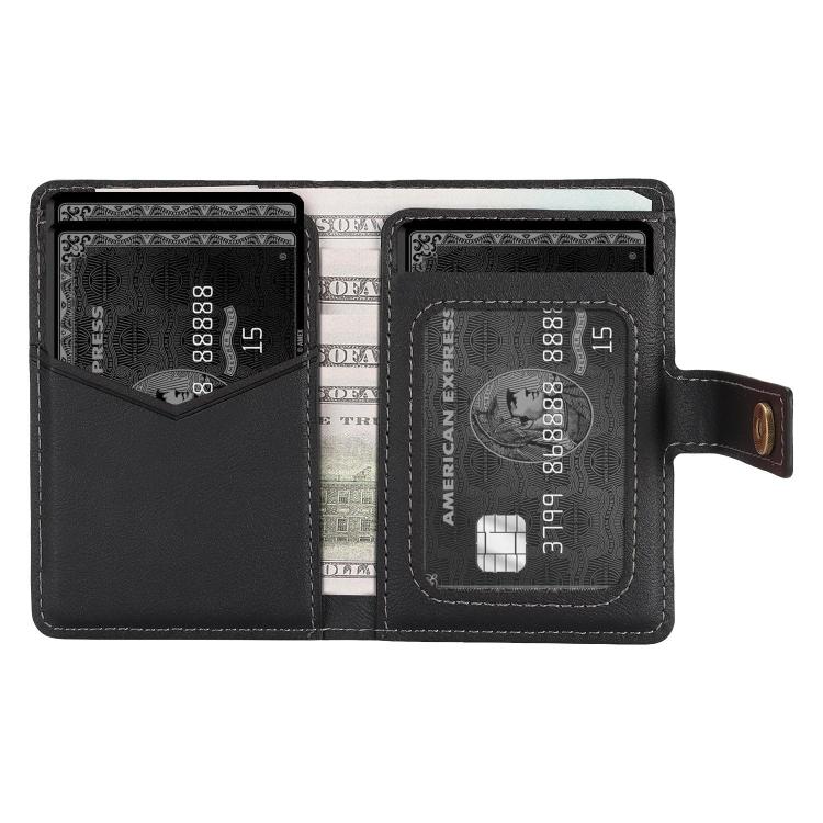 Porte-cartes en cuir magnétique Bond Wallet Ring