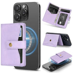 Porte-cartes en cuir magnétique Bond Wallet Ring
