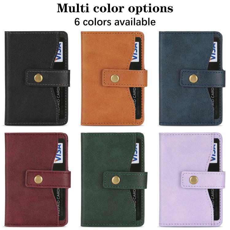 Porte-cartes en cuir magnétique Bond Wallet Ring