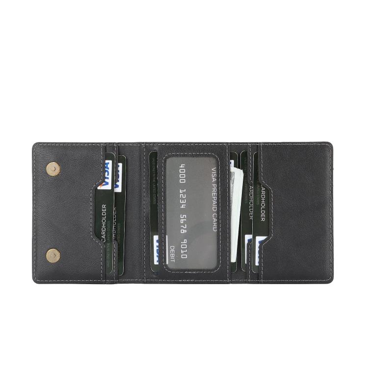 Porte-cartes magnétique végétalien triple volet