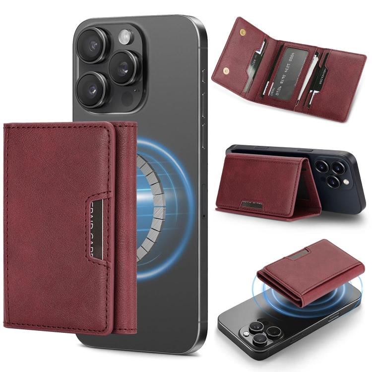 Porte-cartes magnétique végétalien triple volet