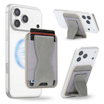 Porte-cartes en cuir vegan avec ceinture magnétique