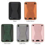 Porte-cartes en cuir vegan avec ceinture magnétique