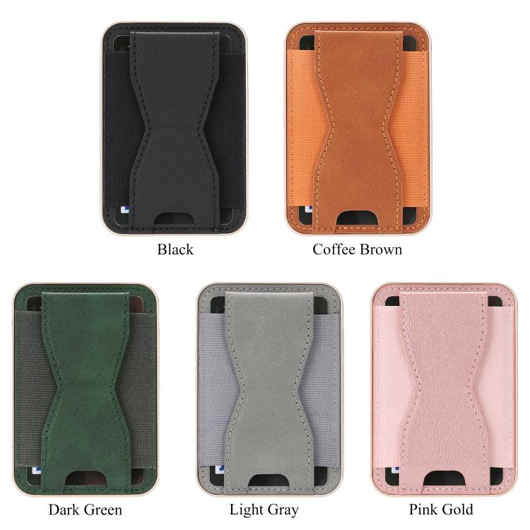 Porte-cartes en cuir vegan avec ceinture magnétique