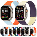 Bracelet de montre en silicone magnétique avec texture litchi et blocs de couleur, pour Apple Watch 46mm / 49mm / 45mm / 44mm, pour Apple Watch 42mm / 41mm / 40mm / 38mm