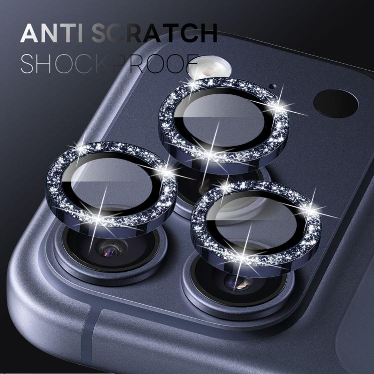 NORTHJO 1 ensemble de protection d'objectif d'appareil photo en métal pailleté, pour iPhone 17 Pro / 17 Pro Max