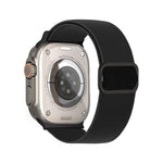 Bracelet de montre élastique en nylon à boucle ardillon à rayures diagonales, pour Apple Watch 46mm / 49mm / 45mm / 44mm, pour Apple Watch 42mm / 41mm / 40mm / 38mm