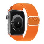 Bracelet de montre élastique en nylon à boucle ardillon à rayures diagonales, pour Apple Watch 46mm / 49mm / 45mm / 44mm, pour Apple Watch 42mm / 41mm / 40mm / 38mm