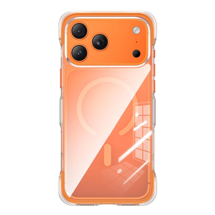 Coque de téléphone magnétique en acrylique avec coussin d'air transparent sous vide, Pour iPhone 17 Pro Max, Pour iPhone 17 Pro, Pour iPhone 17
