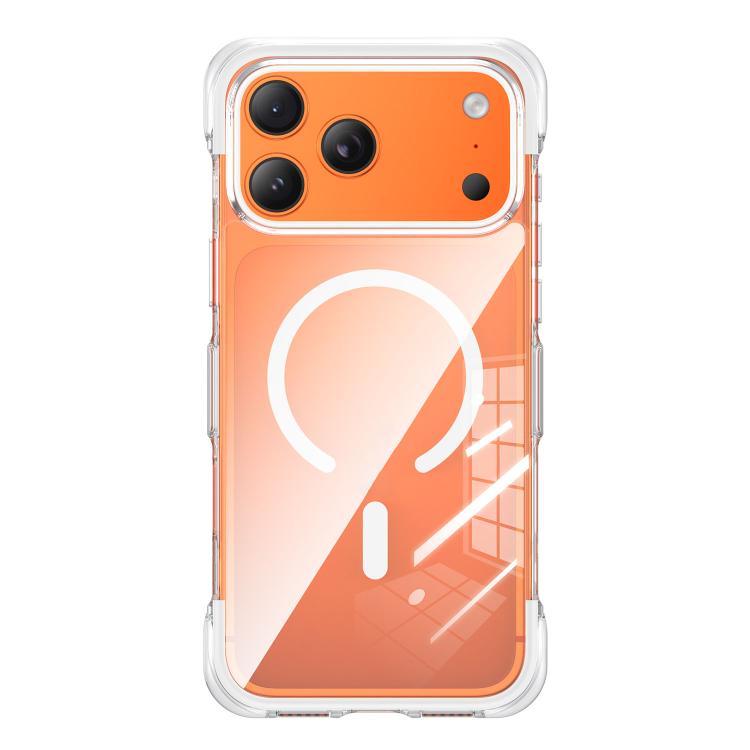 Coque de téléphone magnétique en acrylique avec coussin d'air transparent sous vide, Pour iPhone 17 Pro Max, Pour iPhone 17 Pro, Pour iPhone 17