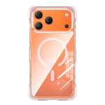 Coque de téléphone magnétique en acrylique avec coussin d'air transparent sous vide, Pour iPhone 17 Pro Max, Pour iPhone 17 Pro, Pour iPhone 17
