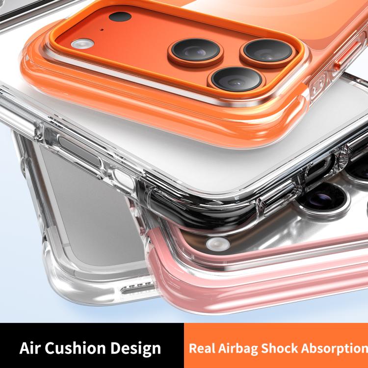 Coque de téléphone magnétique en acrylique avec coussin d'air transparent sous vide, Pour iPhone 17 Pro Max, Pour iPhone 17 Pro, Pour iPhone 17