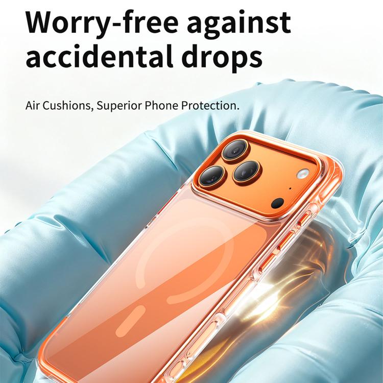 Coque de téléphone magnétique en acrylique avec coussin d'air transparent sous vide, Pour iPhone 17 Pro Max, Pour iPhone 17 Pro, Pour iPhone 17