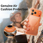 Coque de téléphone magnétique en acrylique avec coussin d'air transparent sous vide, Pour iPhone 17 Pro Max, Pour iPhone 17 Pro, Pour iPhone 17