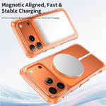 Coque de téléphone magnétique en acrylique avec coussin d'air transparent sous vide, Pour iPhone 17 Pro Max, Pour iPhone 17 Pro, Pour iPhone 17