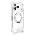 Coque de téléphone en acrylique avec support rotatif magnétique à airbag transparent sous vide, pour iPhone 17 Pro Max, pour iPhone 17 Pro, pour iPhone 17