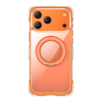 Coque de téléphone en acrylique avec support rotatif magnétique à airbag transparent sous vide, pour iPhone 17 Pro Max, pour iPhone 17 Pro, pour iPhone 17