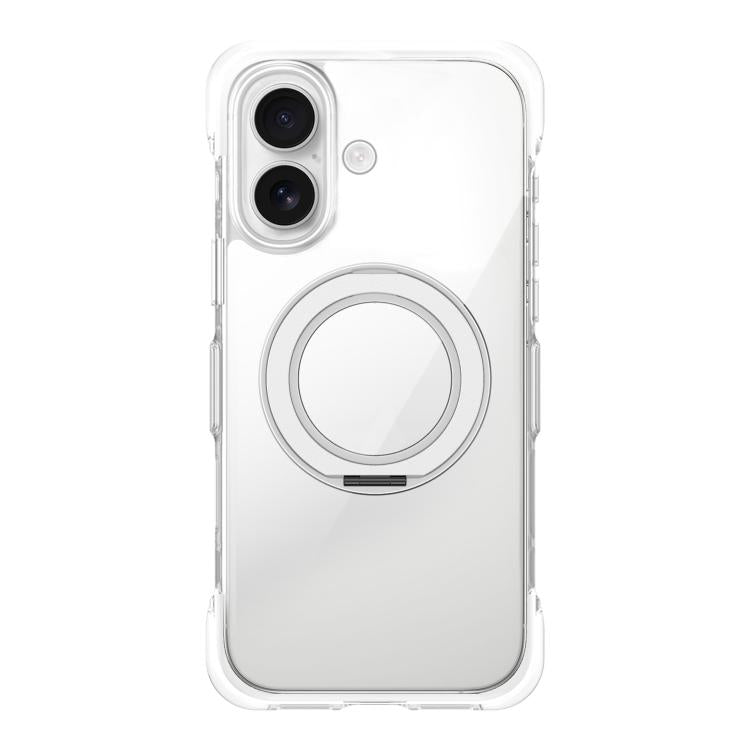 Coque de téléphone en acrylique avec support rotatif magnétique à airbag transparent sous vide, pour iPhone 17 Pro Max, pour iPhone 17 Pro, pour iPhone 17