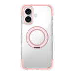 Coque de téléphone en acrylique avec support rotatif magnétique à airbag transparent sous vide, pour iPhone 17 Pro Max, pour iPhone 17 Pro, pour iPhone 17