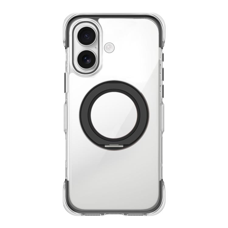 Coque de téléphone en acrylique avec support rotatif magnétique à airbag transparent sous vide, pour iPhone 17 Pro Max, pour iPhone 17 Pro, pour iPhone 17