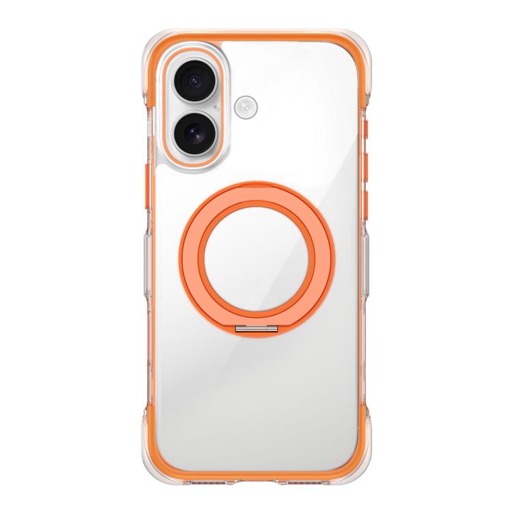 Coque de téléphone en acrylique avec support rotatif magnétique à airbag transparent sous vide, pour iPhone 17 Pro Max, pour iPhone 17 Pro, pour iPhone 17