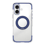 Coque de téléphone en acrylique avec support rotatif magnétique à airbag transparent sous vide, pour iPhone 17 Pro Max, pour iPhone 17 Pro, pour iPhone 17