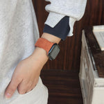 Bracelet de montre magnétique carré en suède, Pour Apple Watch 46mm / 49mm / 45mm / 44mm, Pour Apple Watch 42mm / 41mm / 40mm / 38mm
