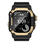 Boîtier de protection en métal et bracelet en TPU monobloc, pour Apple Watch Ultra 3 / Ultra 2 / Ultra 1 49mm