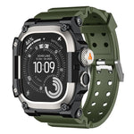 Boîtier de protection en métal et bracelet en TPU monobloc, pour Apple Watch Ultra 3 / Ultra 2 / Ultra 1 49mm