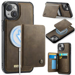 Coque portefeuille détachable magnétique RFID en cuir vegan série CaseMe Me80, pour iPhone 15 Pro Max, pour iPhone 15 Pro, pour iPhone 15 Plus / 14 Plus, pour iPhone 15, pour iPhone 14, pour iPhone 14 Pro, pour iPhone 14 Pro Max, pour iPhone 13 Pro Max