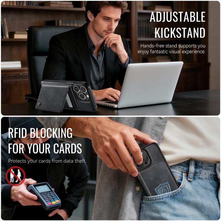 Coque portefeuille détachable magnétique RFID en cuir vegan série CaseMe Me80, pour iPhone 15 Pro Max, pour iPhone 15 Pro, pour iPhone 15 Plus / 14 Plus, pour iPhone 15, pour iPhone 14, pour iPhone 14 Pro, pour iPhone 14 Pro Max, pour iPhone 13 Pro Max