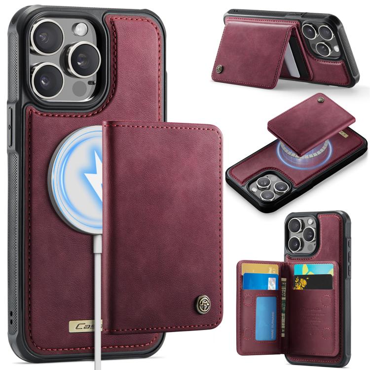 Coque de téléphone portefeuille détachable magnétique CaseMe série Me80 en cuir vegan RFID, pour iPhone 13, pour iPhone 12 / 12 Pro, pour iPhone 12 Pro Max, pour iPhone 11 Pro Max, pour iPhone 11, pour iPhone 11 Pro