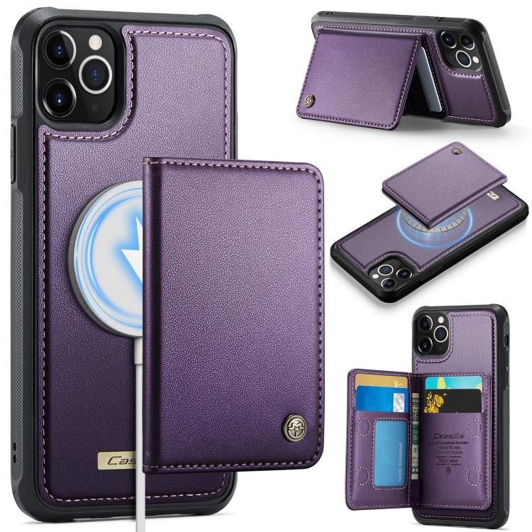 Coque de téléphone portefeuille détachable magnétique CaseMe série Me80 en cuir vegan RFID, pour iPhone 13, pour iPhone 12 / 12 Pro, pour iPhone 12 Pro Max, pour iPhone 11 Pro Max, pour iPhone 11, pour iPhone 11 Pro