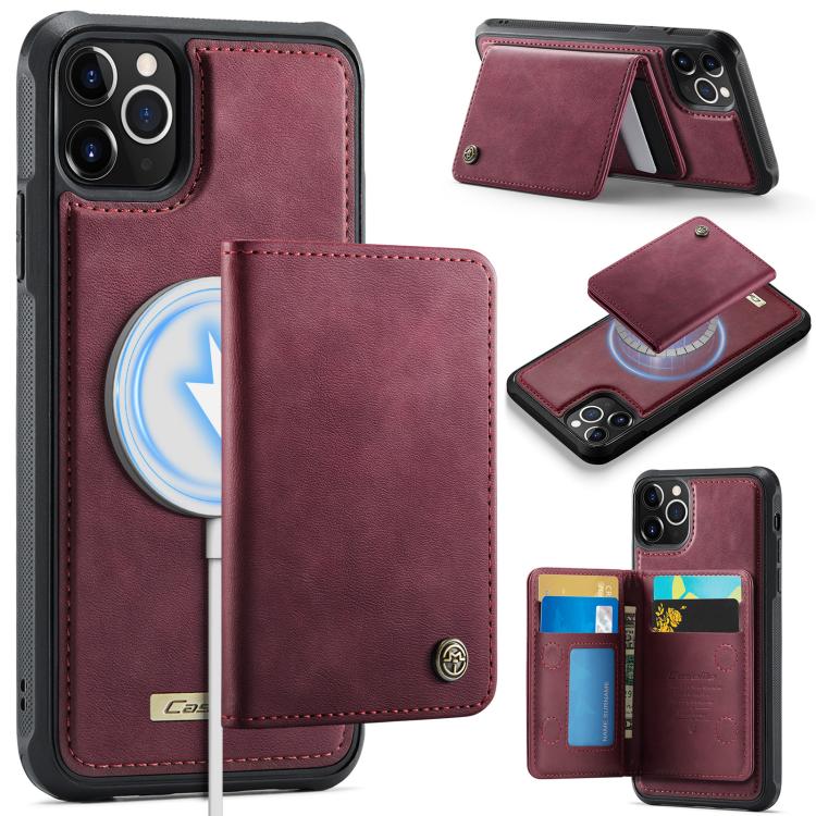 Coque de téléphone portefeuille détachable magnétique CaseMe série Me80 en cuir vegan RFID, pour iPhone 13, pour iPhone 12 / 12 Pro, pour iPhone 12 Pro Max, pour iPhone 11 Pro Max, pour iPhone 11, pour iPhone 11 Pro