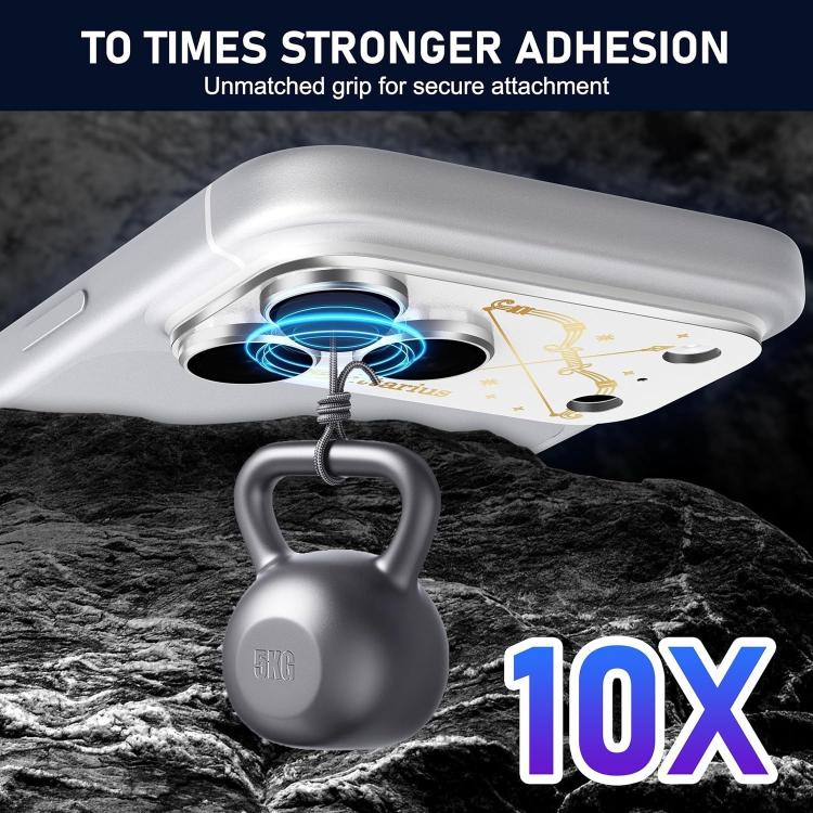Pour iPhone 17 Pro Max Douze Constellations Armure Intégrée Entièrement Couvrante Film d'Objectif d'Appareil Photo en Métal Givré, Bélier, Vierge, Taureau, Cancer, Capricorne, Sagittaire, Lion, Poissons, Gémeaux, Verseau, Balance, Scorpion