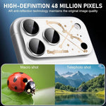 Pour iPhone 17 Pro Max Douze Constellations Armure Intégrée Entièrement Couvrante Film d'Objectif d'Appareil Photo en Métal Givré, Bélier, Vierge, Taureau, Cancer, Capricorne, Sagittaire, Lion, Poissons, Gémeaux, Verseau, Balance, Scorpion