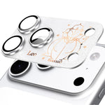 Pour iPhone 17 Pro Max Douze Constellations Armure Intégrée Entièrement Couvrante Film d'Objectif d'Appareil Photo en Métal Givré, Bélier, Vierge, Taureau, Cancer, Capricorne, Sagittaire, Lion, Poissons, Gémeaux, Verseau, Balance, Scorpion