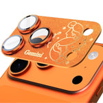 Pour iPhone 17 Pro Max Douze Constellations Armure Intégrée Entièrement Couvrante Film d'Objectif d'Appareil Photo en Métal Givré, Bélier, Vierge, Taureau, Cancer, Capricorne, Sagittaire, Lion, Poissons, Gémeaux, Verseau, Balance, Scorpion