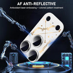 Pour iPhone 17 Pro Douze Constellations Armure Intégrée Entièrement Couvrante Film d'Objectif d'Appareil Photo en Métal Givré, Scorpion, Balance, Verseau, Gémeaux, Poissons, Lion, Sagittaire, Capricorne, Cancer, Taureau, Vierge, Bélier