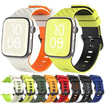 Bracelet de montre en silicone bicolore en diagonale, pour Apple Watch 46 mm / 49 mm / 45 mm / 44 mm