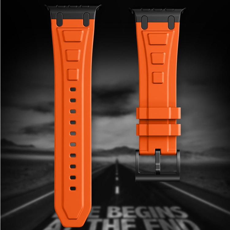 Bracelet de montre en silicone à triple couche blindée, pour Apple Watch 49mm / 46mm / 45mm / 44mm, pour Apple Watch 42mm / 41mm / 40mm / 38mm