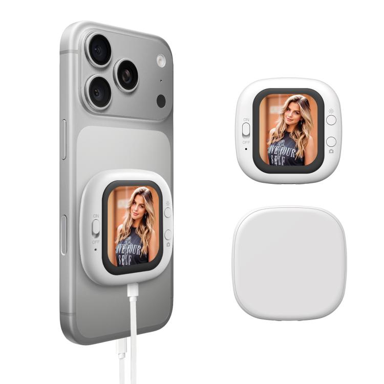 Appareil D12 Fin et Mini, à Écran sans Fil Magnétique pour Selfie, avec Fonction de Diffusion d'Écran
