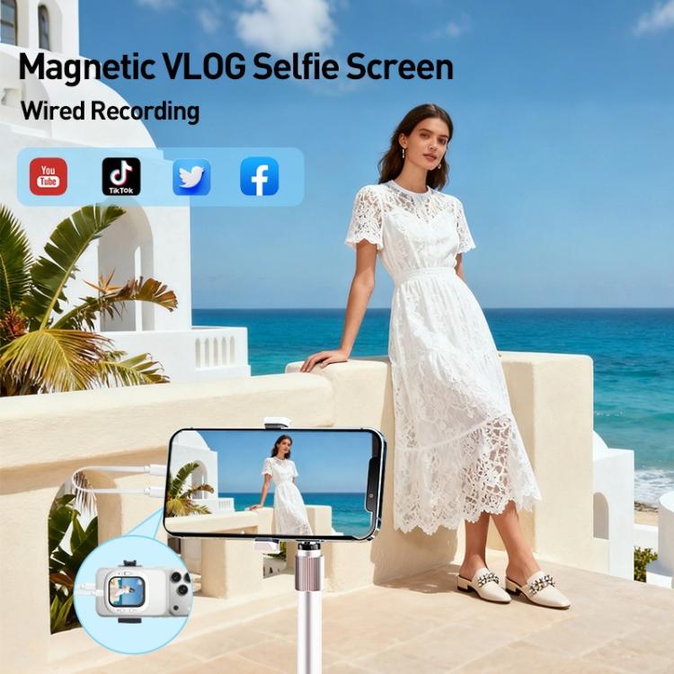 Appareil D12 Fin et Mini, à Écran sans Fil Magnétique pour Selfie, avec Fonction de Diffusion d'Écran