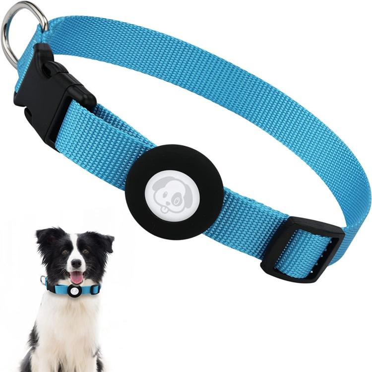 Pour collier pour animaux de compagnie en nylon pour chat et chien AirTag 2e génération / AirTag 1re génération, S 1,5 x 28 x 39cm, M 2,0 x 34 x 49cm, L 2,5 x 42 x 60cm