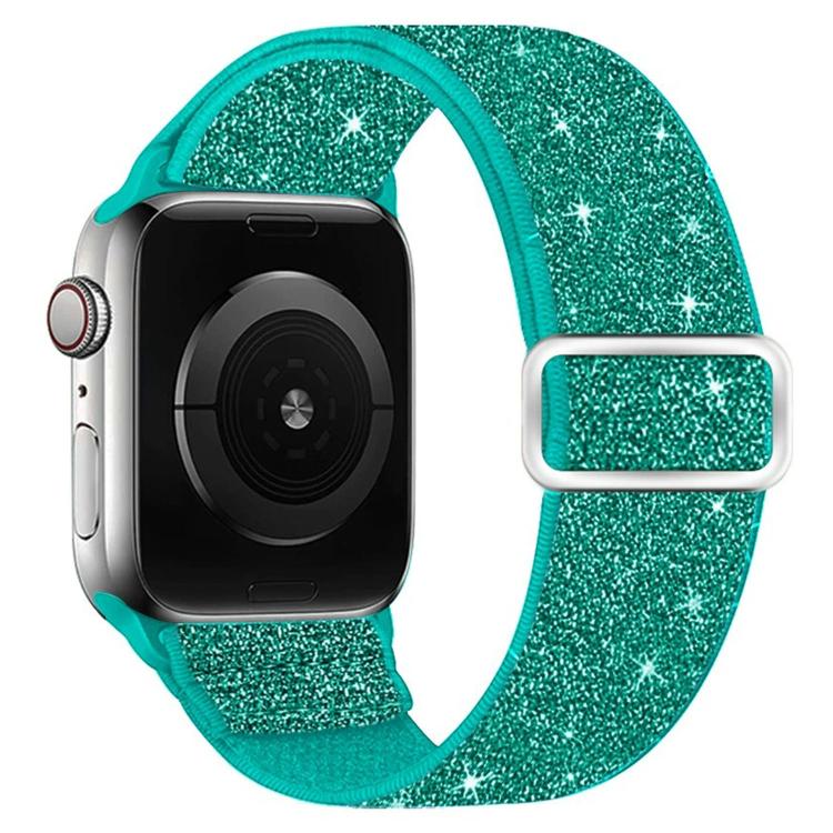 Bracelet de montre en nylon élastique pailleté, pour Apple Watch 49 mm / 46 mm / 45 mm / 44 mm, pour Apple Watch 42 mm / 41 mm / 40 mm / 38 mm