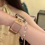 Bracelet de montre en nylon sergé extensible avec boucle magnétique nœud chinois, pour Apple Watch 49mm / 46mm / 45mm / 44mm, pour Apple Watch 42mm / 41mm / 40mm / 38mm