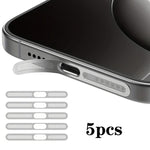 5 pièces coque de protection anti-poussière métallique haute densité pour haut-parleur intégré, pour iPhone Air