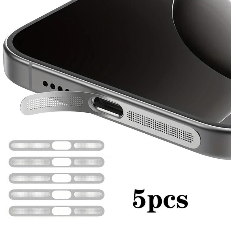 5 pièces coque de protection anti-poussière métallique haute densité pour haut-parleur intégré, pour iPhone Air