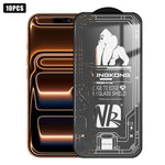 10pcs Film en verre trempé HD électroplaqué anti-explosion résistant aux rayures à grand bord arc 3D, plein écran, pour iPhone 17 Pro Max, pour iPhone 17 Pro, pour iPhone 17, pour iPhone Air, pour iPhone 16 Pro Max, pour iPhone 16 Pro, pour iPhone 16